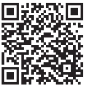 Codice QR quadrato composto da piccoli moduli neri su sfondo bianco con tre grandi quadrati di posizionamento agli angoli