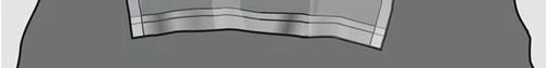 Schematic black and white drawing showing the top of a medicine package or vial on a neutral gray background