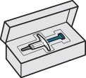 Open rectangular container with