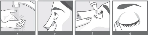 Four numbered illustrations show handwashing, the