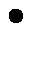 A solid black circle on a uniform white background