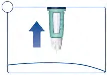 Diagram with a blue arrow pointing to the left