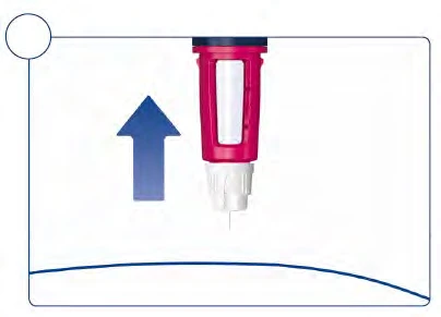 Diagram with a blue arrow pointing to the left