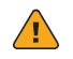 Warning symbol with a black exclamation mark inside a yellow triangle