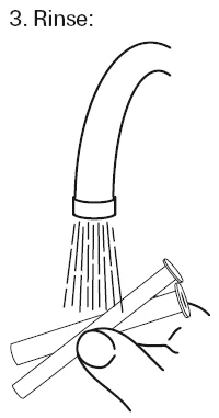 Black and white drawing showing a jet of