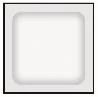 Riquadro bianco con bordi arrotondati e ombreggiatura interna su sfondo grigio chiaro delimitato da una cornice nera sottile