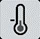 Stylized icon of a thermometer with a horizontal line next to it indicating a temperature below zero on a light gray background
