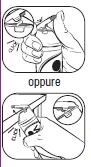 Two diagrams showing two ways to use the