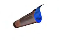 A brown cylindrical container with the