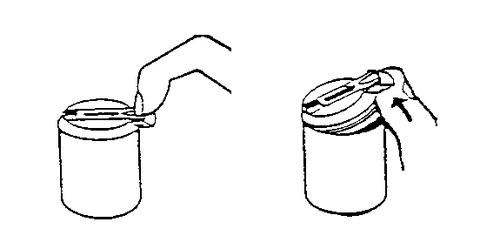 Technical drawing showing two phases for the