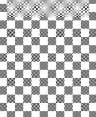 Nessun elemento visibile, l'immagine mostra esclusivamente un motivo a scacchiera in bianco e nero su tutto lo sfondo