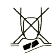 Black and white anatomical diagram showing a cross-section of the pelvis and lower spine with the area of internal organs indicated