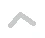 Gray straight line shaped like an inverted letter V or arrowhead pointing upward on a white background