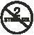 Black circle with a diagonal line through it, containing a large digit 2 and the word STERILIZATION in capital letters