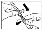 Hands performing step