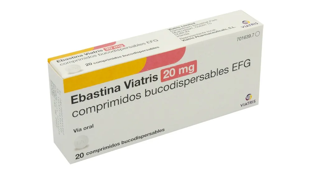 EBASTINE VIATRIS 20 MG FILM-COATED TABLETS EFG tablets, film-coated