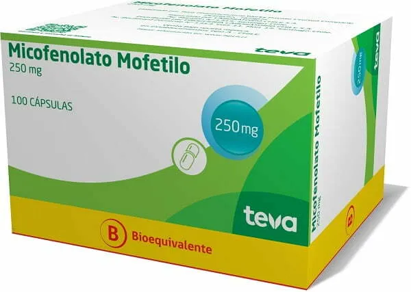 MICOFENOLATO DE MOFETILO ACCORD 250 MG CAPSULAS DURAS EFG CÁPSULA DURA