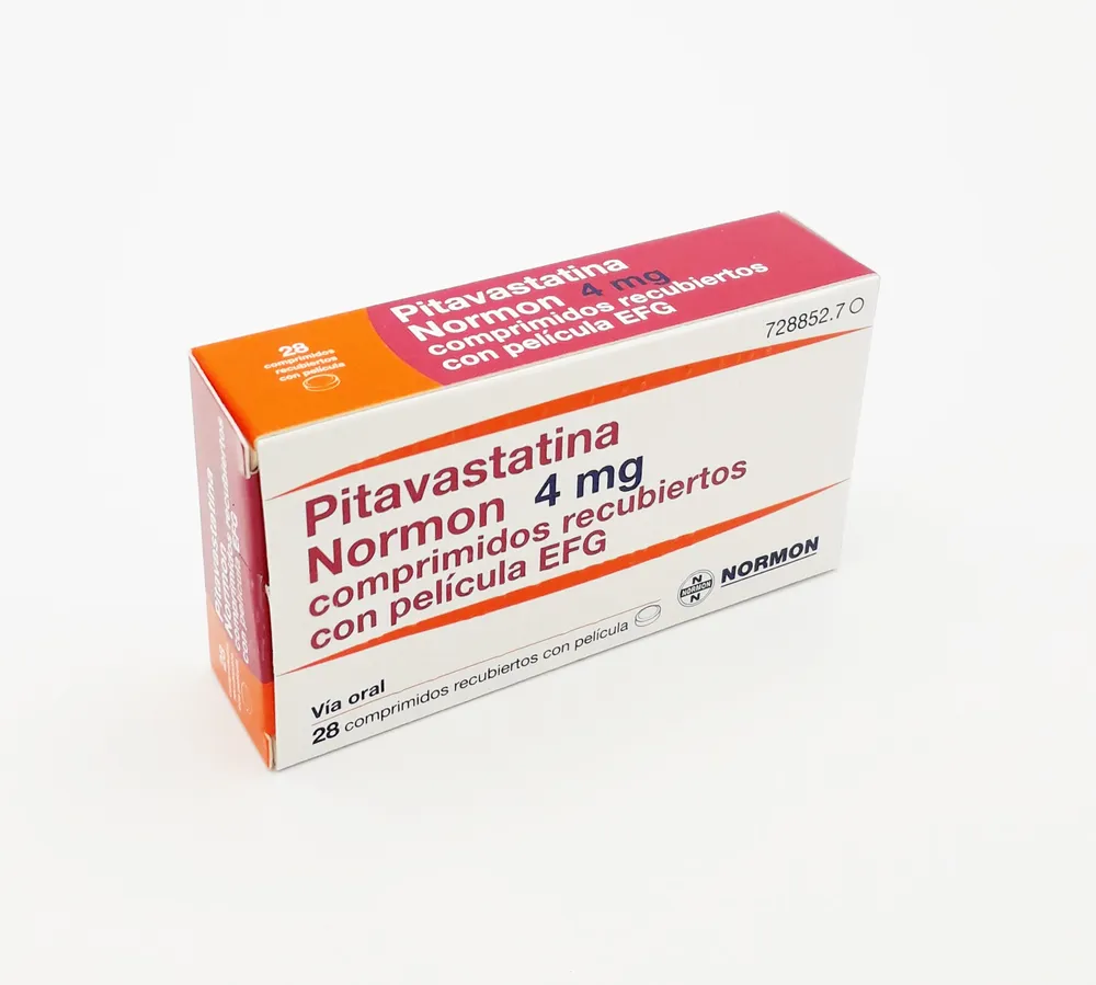 PITAVASTATINA NORMON 4 MG COMPRESSE RIVESTITE CON FILM EFG compresse, rivestite con film