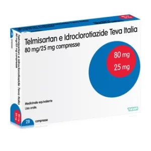 TELMISARTAN AND HYDROCHLOROTHIAZIDE TEVA ITALIA tablets