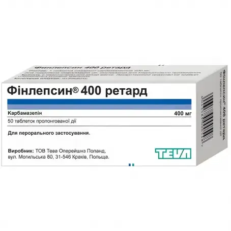 FINLEPSIN 400 RETARD tablets, prolonged release