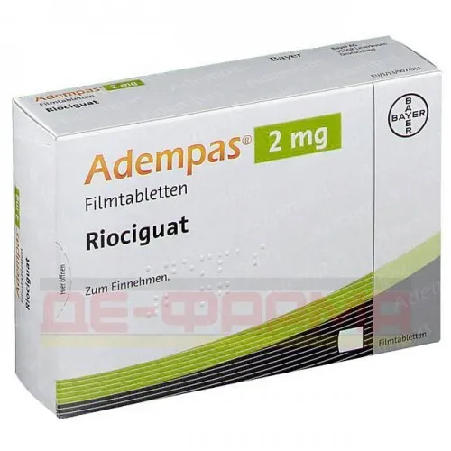 ADEMPAS® comprimidos, recubiertos con película