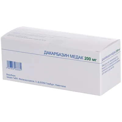 DACARBACINA MEDAK polvo para preparación de solución para infusión