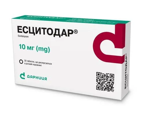 ESCITODAR® tablets, dispersible in the oral cavity