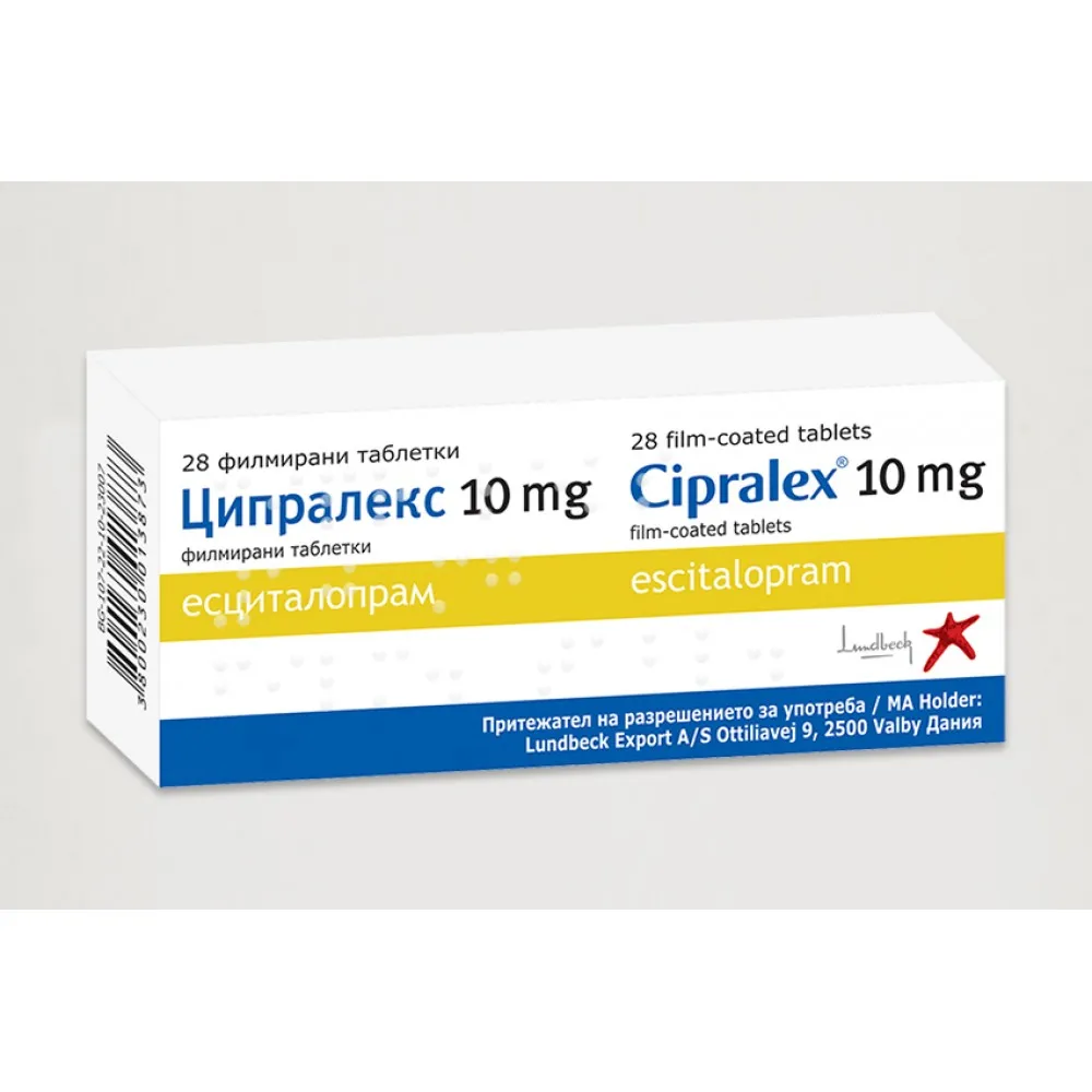 ЦИПРАЛЕКС таблетки, покрытые пленочной оболочкой